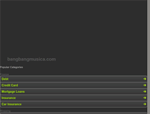 Tablet Screenshot of bangbangmusica.com
